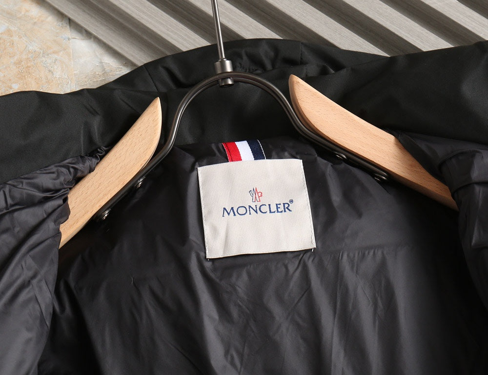 Moncler 2024 FW New Puffer Jacket | Unisex Colorblock Down Coat (M–3XL)