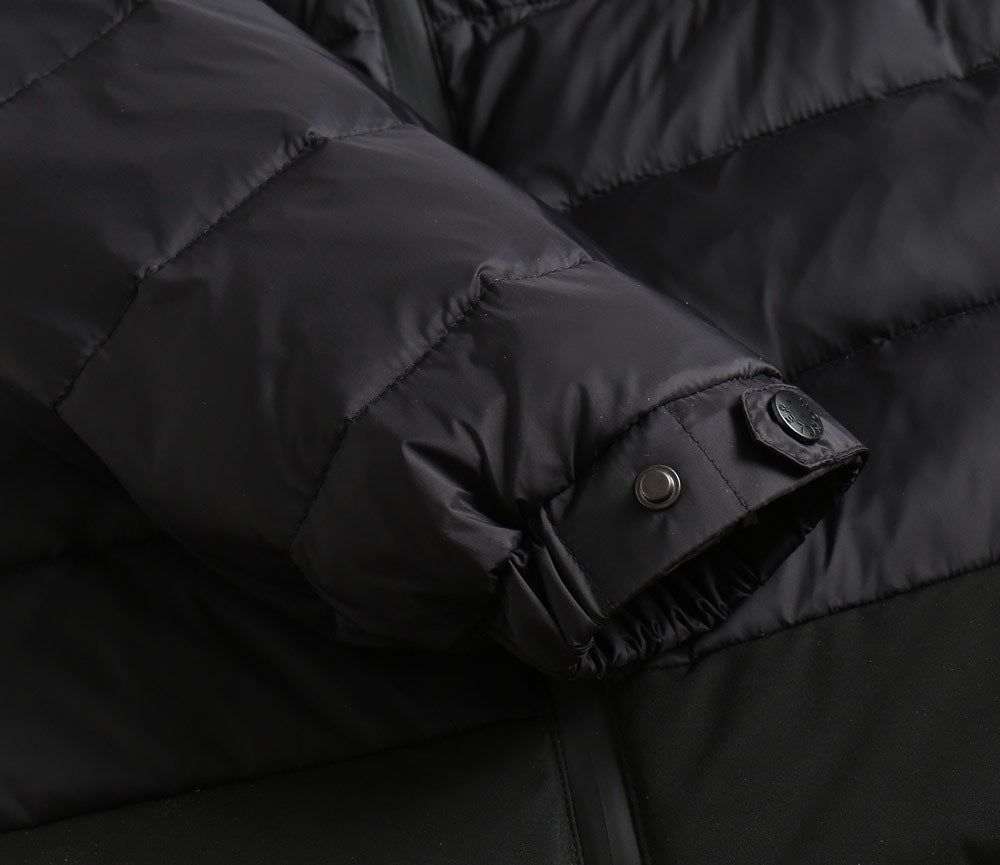 Moncler 2024 FW New Puffer Jacket | Unisex Colorblock Down Coat (M–3XL)