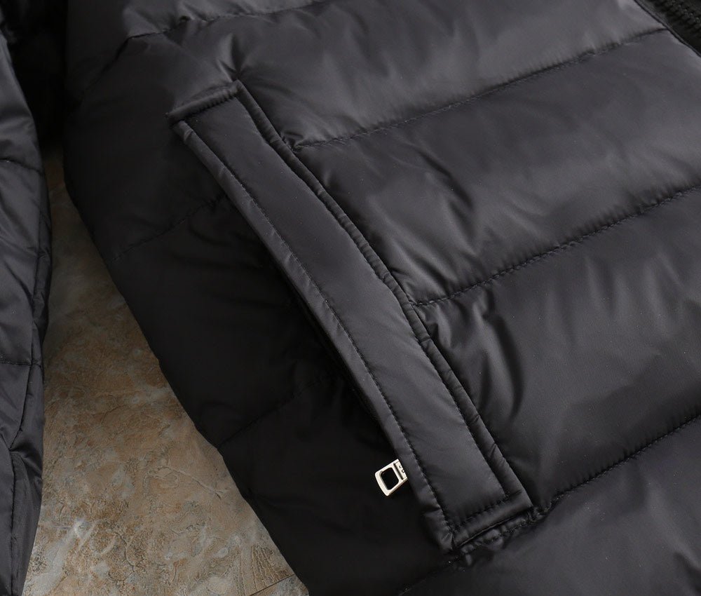 Moncler 2024 FW New Puffer Jacket | Unisex Colorblock Down Coat (M–3XL)