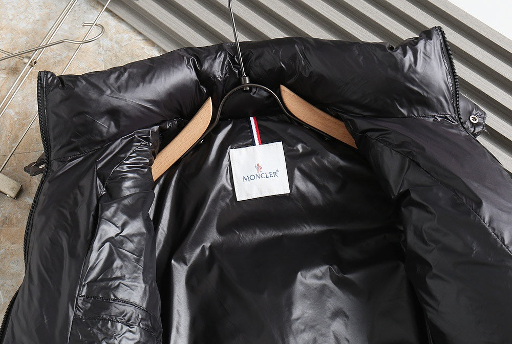 Moncler 2024 FW New Puffer Jacket | Unisex Colorblock Down Coat (M–3XL)