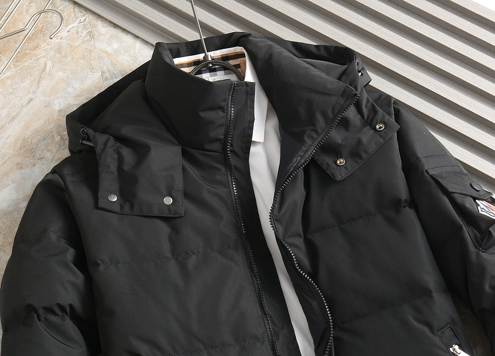 Moncler 2024 FW New Puffer Jacket | Unisex Colorblock Down Coat (M–3XL)