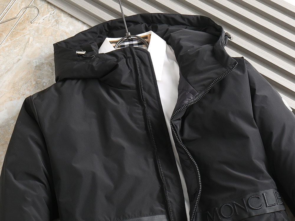 Moncler 2024 FW New Puffer Jacket | Unisex Colorblock Down Coat (M–3XL)