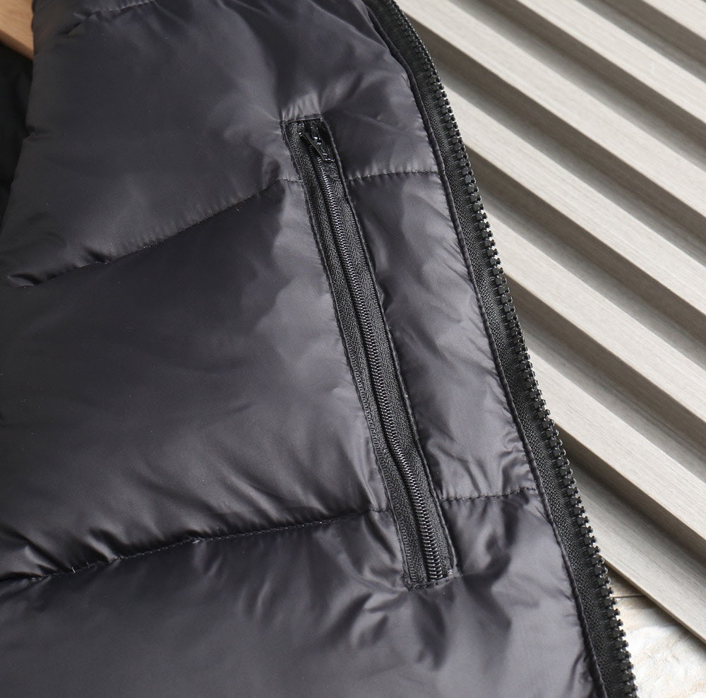 Moncler 2024 FW New Puffer Jacket | Unisex Colorblock Down Coat (M–3XL)