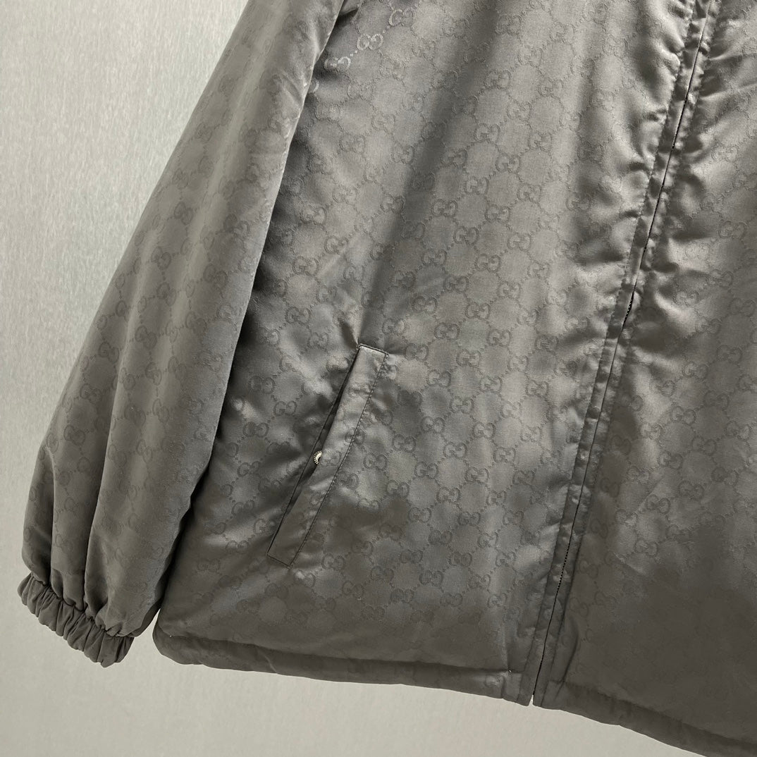 Gucci Reversible Nylon GG Zip Jacket | Luxury Designer Outerwear