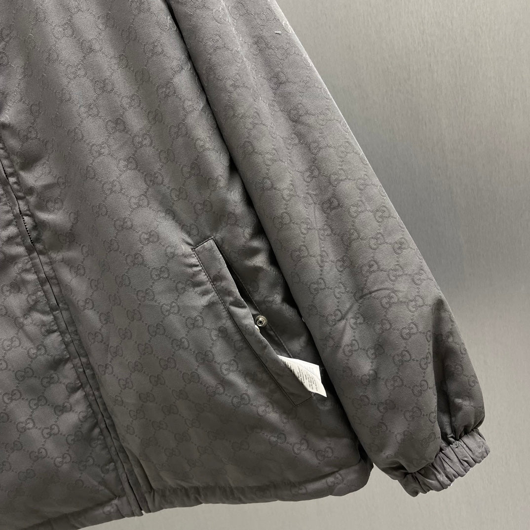 Gucci Reversible Nylon GG Zip Jacket | Luxury Designer Outerwear