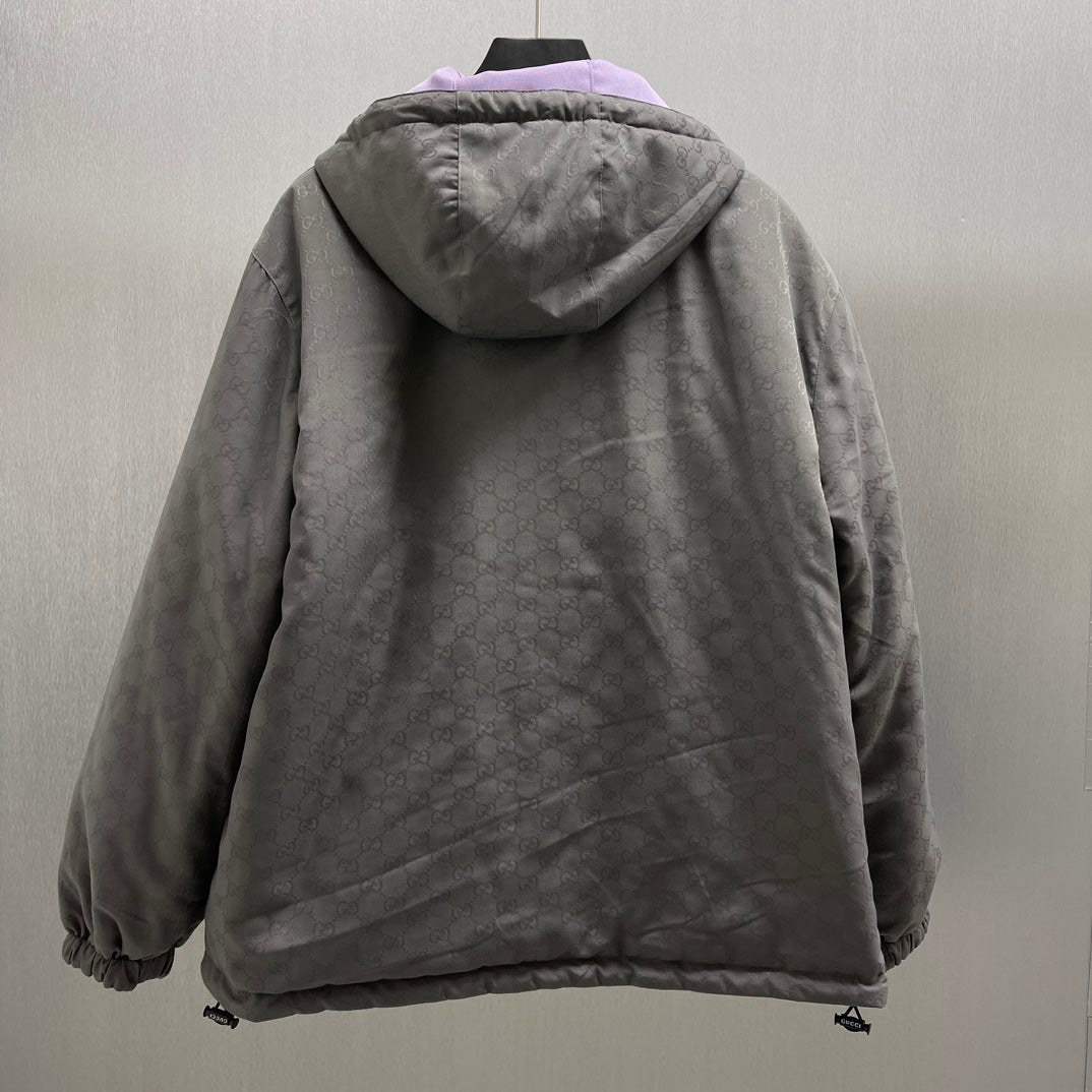 Gucci Reversible Nylon GG Zip Jacket | Luxury Designer Outerwear