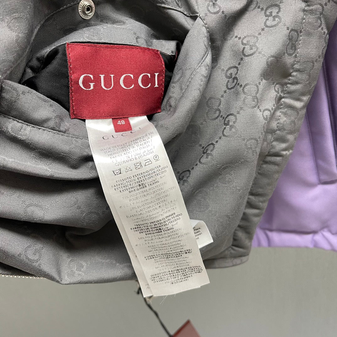 Gucci Reversible Nylon GG Zip Jacket | Luxury Designer Outerwear