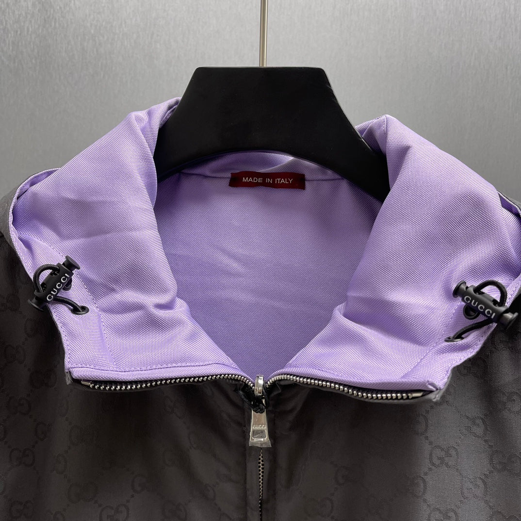 Gucci Reversible Nylon GG Zip Jacket | Luxury Designer Outerwear