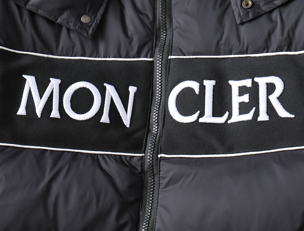 Moncler 2024 FW New Puffer Jacket | Unisex Colorblock Down Coat (M–3XL)