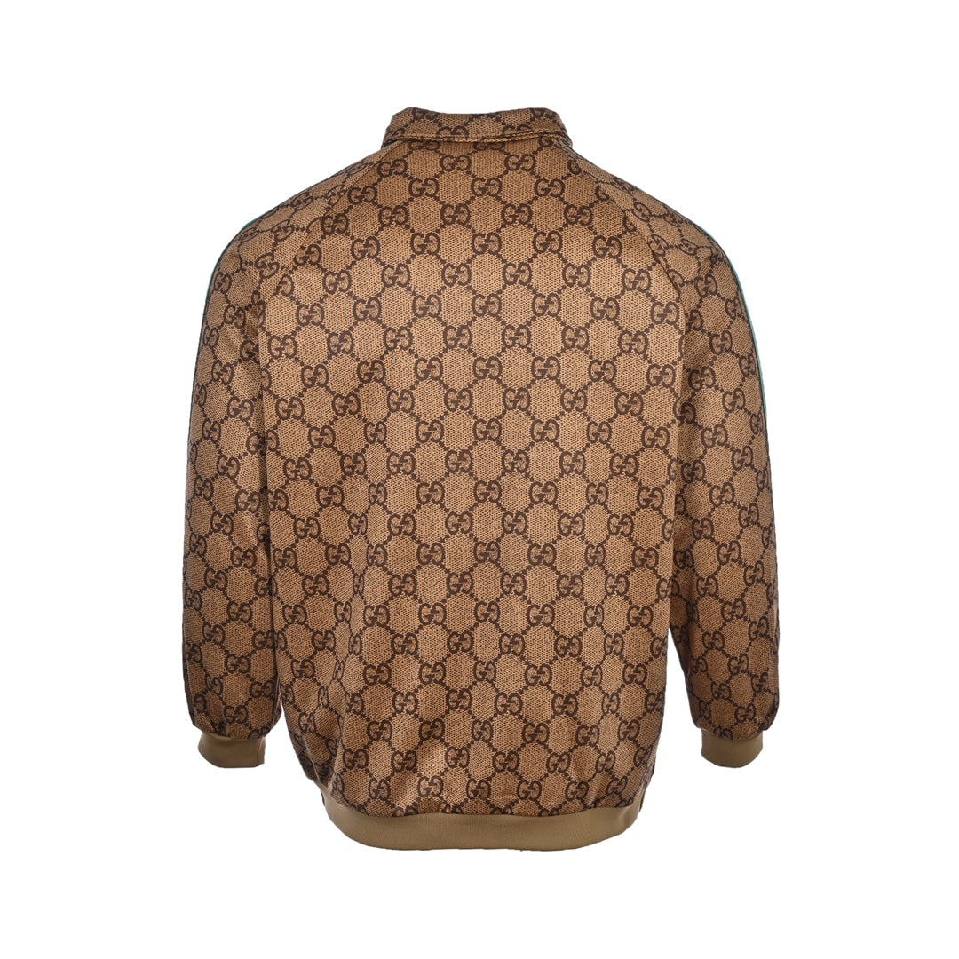 Gucci 22SS Color-Block GG Monogram Tracksuit Jacket | Unisex