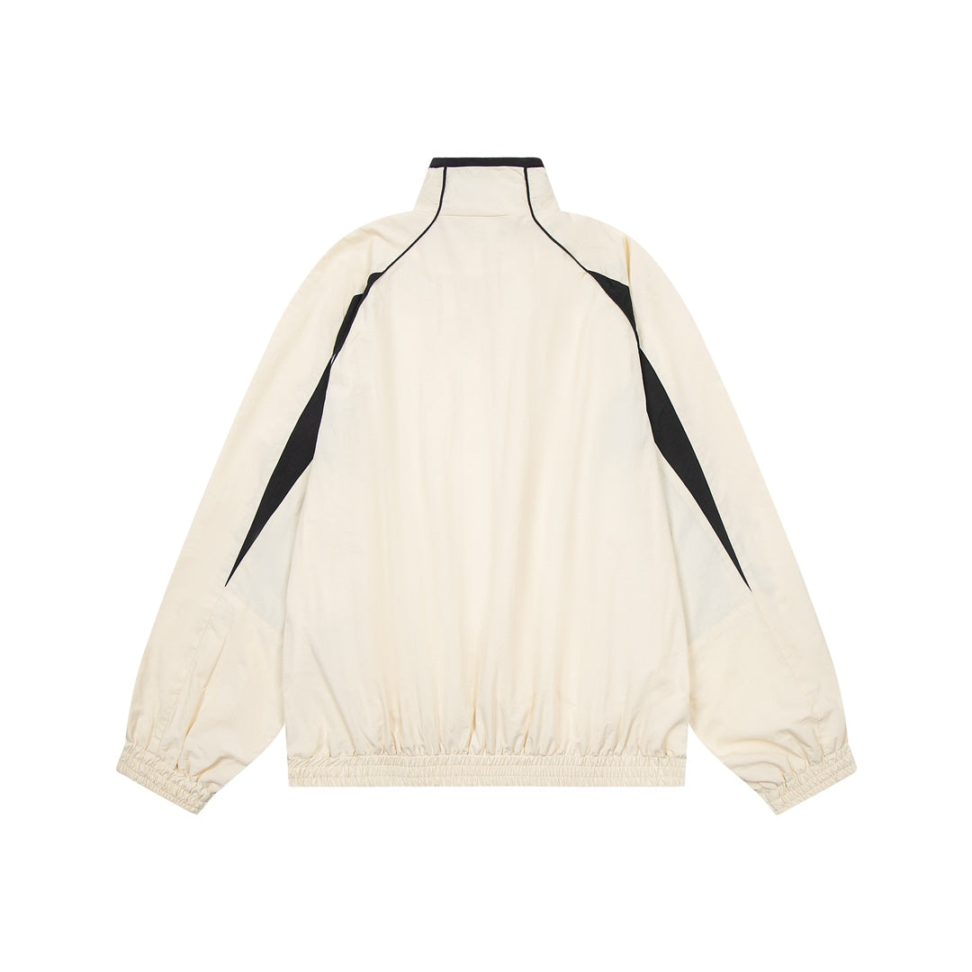 Balenciaga 23FW 3B Logo Runway Windbreaker Tracksuit | Unisex Oversized Jacket & Pants Set