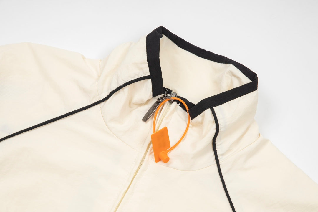 Balenciaga 23FW 3B Logo Runway Windbreaker Tracksuit | Unisex Oversized Jacket & Pants Set