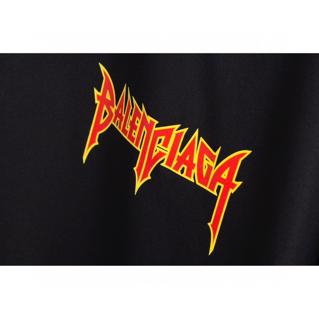 Balenciaga 24FW Metallic Paisley Flame Windbreaker Jacket | Hidden Hood