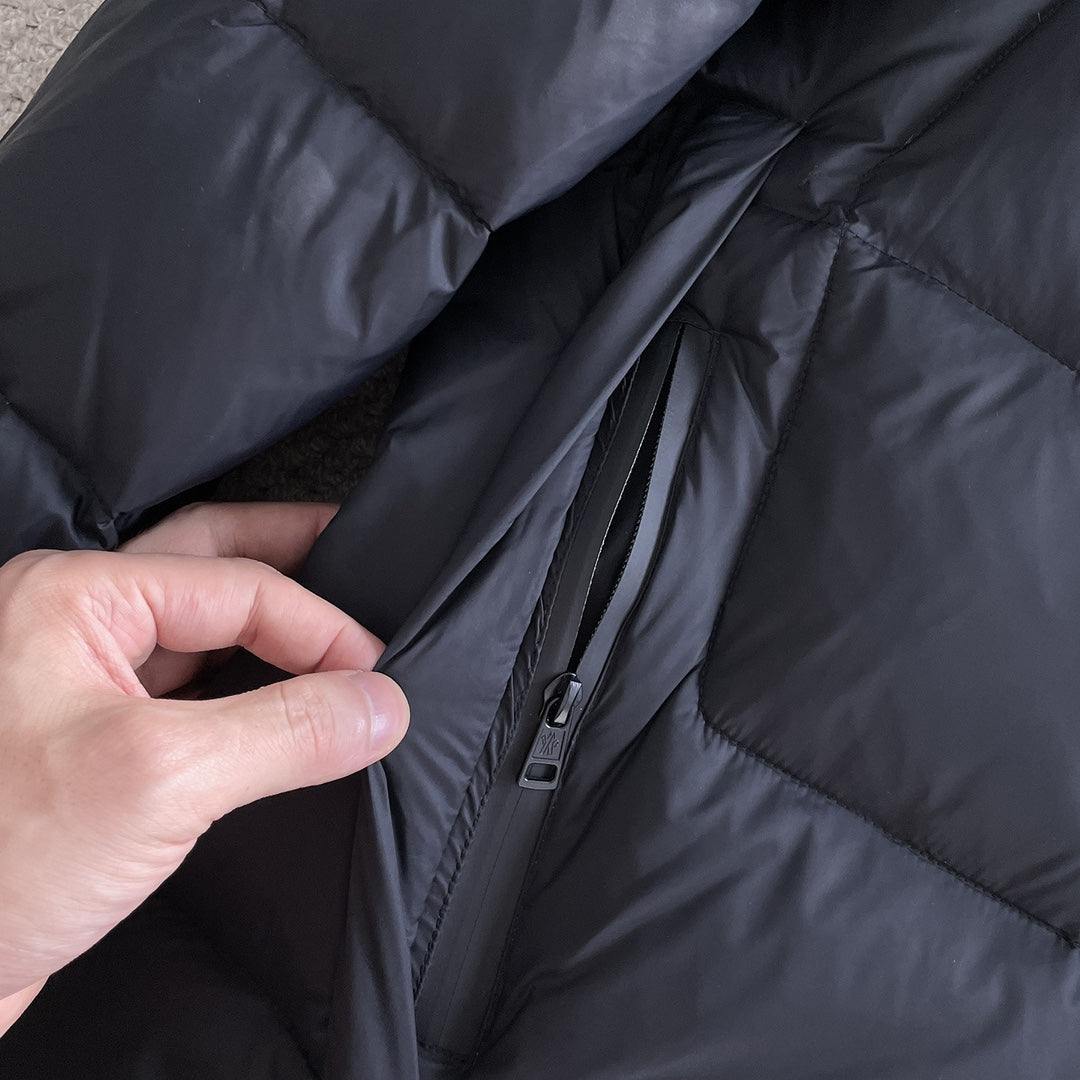Moncler 2024 FW New Puffer Jacket | Unisex Colorblock Down Coat (M–3XL)