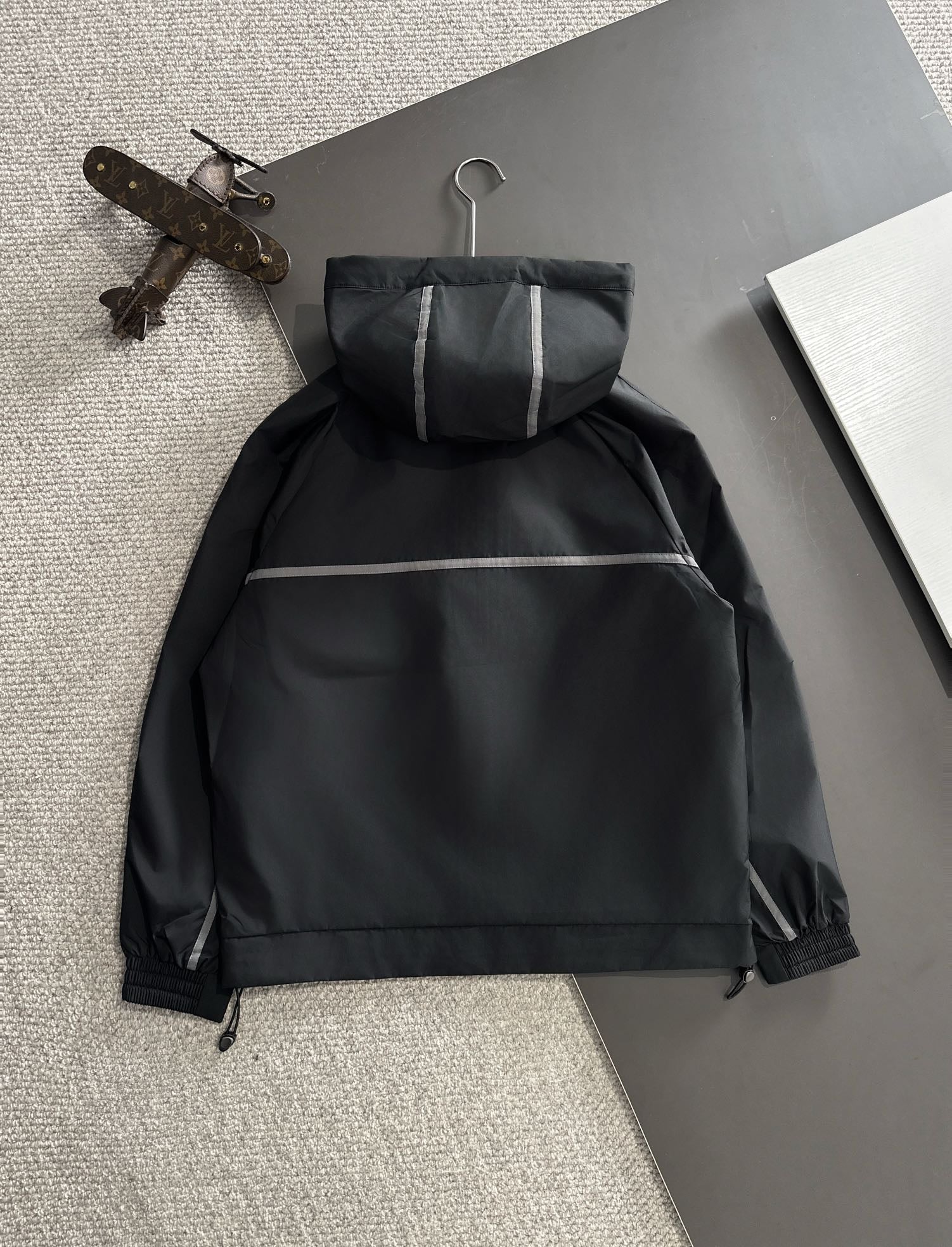Balenciaga 2024 FW Hooded Nylon Windbreaker Jacket