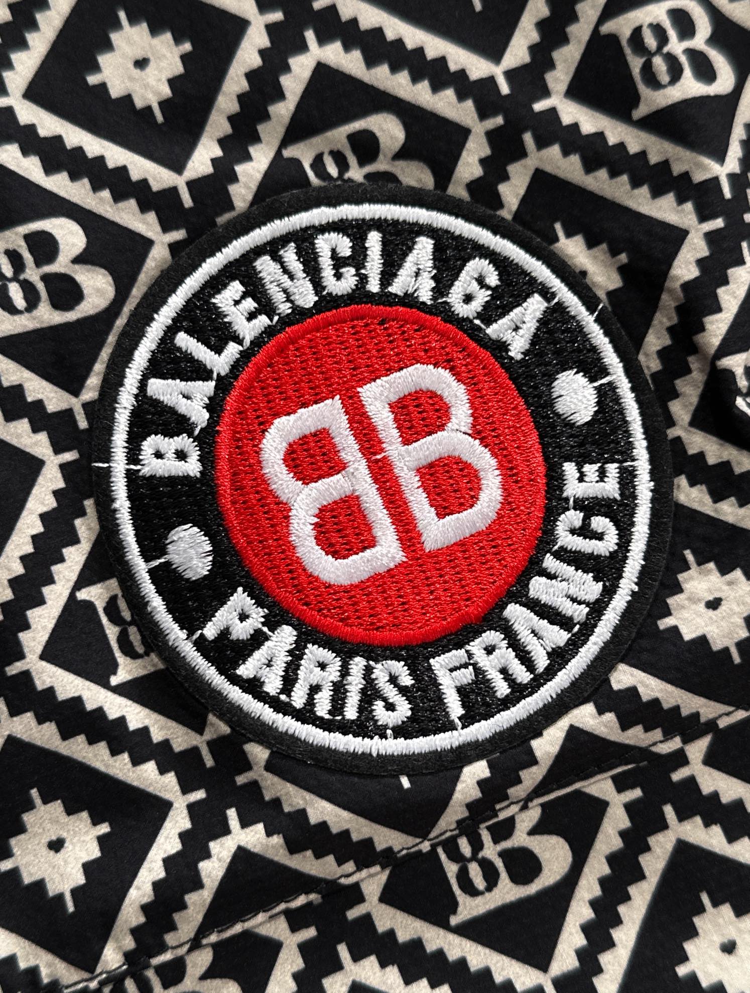 Balenciaga 2024 FW Hooded Nylon Windbreaker Jacket
