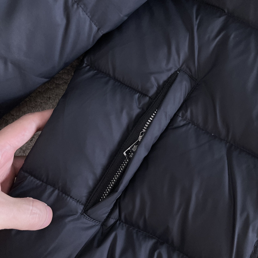 Moncler 2024 FW New Puffer Jacket | Unisex Colorblock Down Coat (M–3XL)