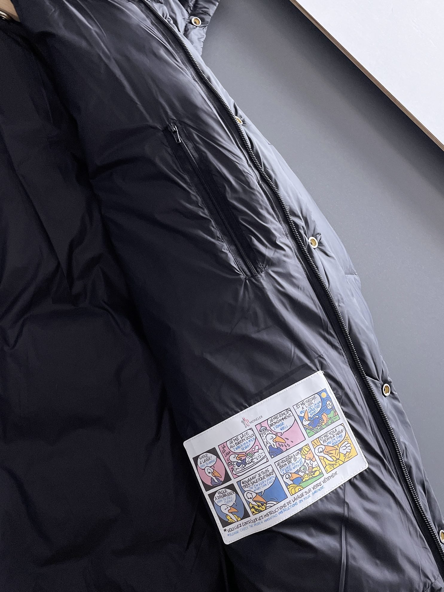 Moncler 2024 FW New Puffer Jacket | Unisex Colorblock Down Coat (M–3XL)