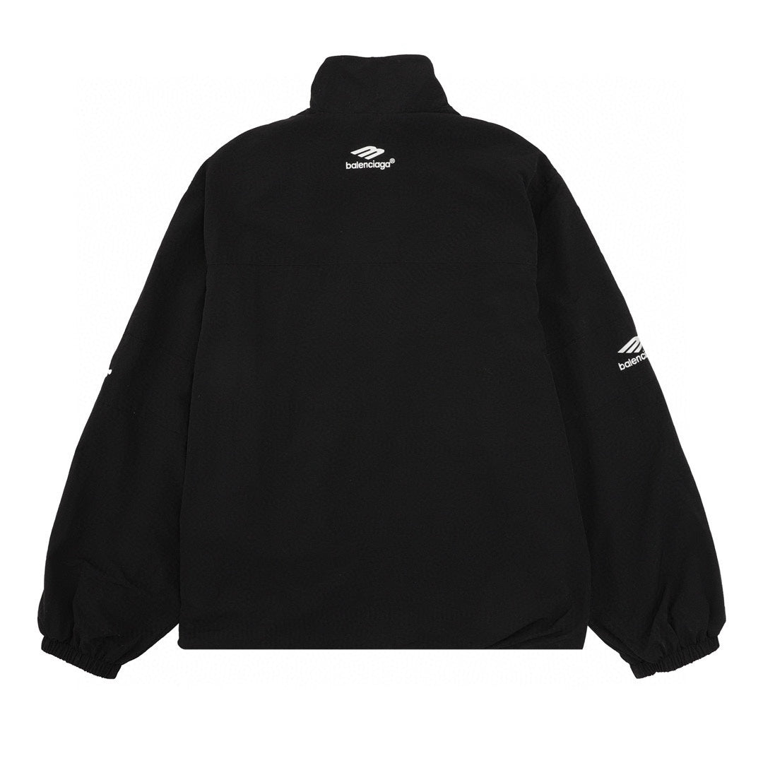 Balenciaga Color-Block Logo Print Jacket – Unisex