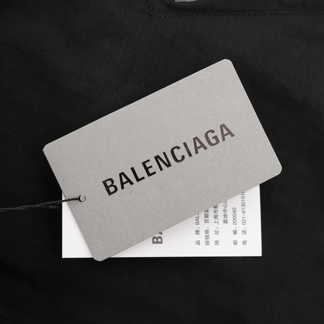 Balenciaga Color-Block Logo Print Jacket – Unisex