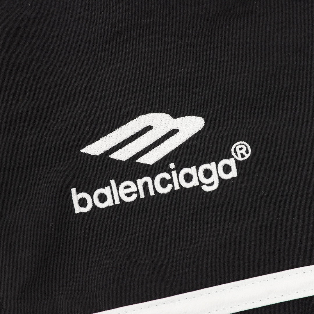 Balenciaga Color-Block Logo Print Jacket – Unisex
