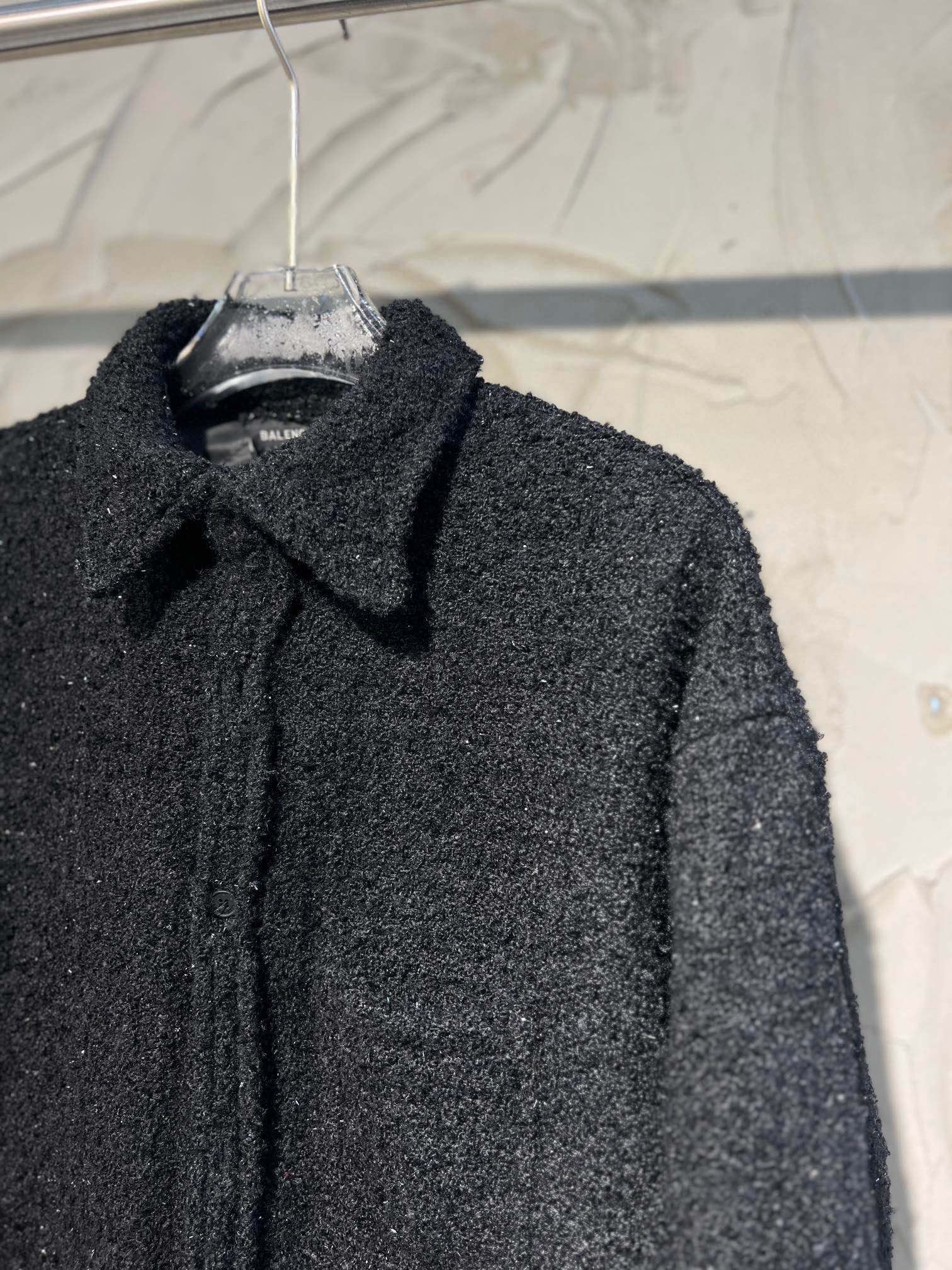Balenciaga 24SS Early Spring Jacket – Tweed-Inspired Coat (Unisex)