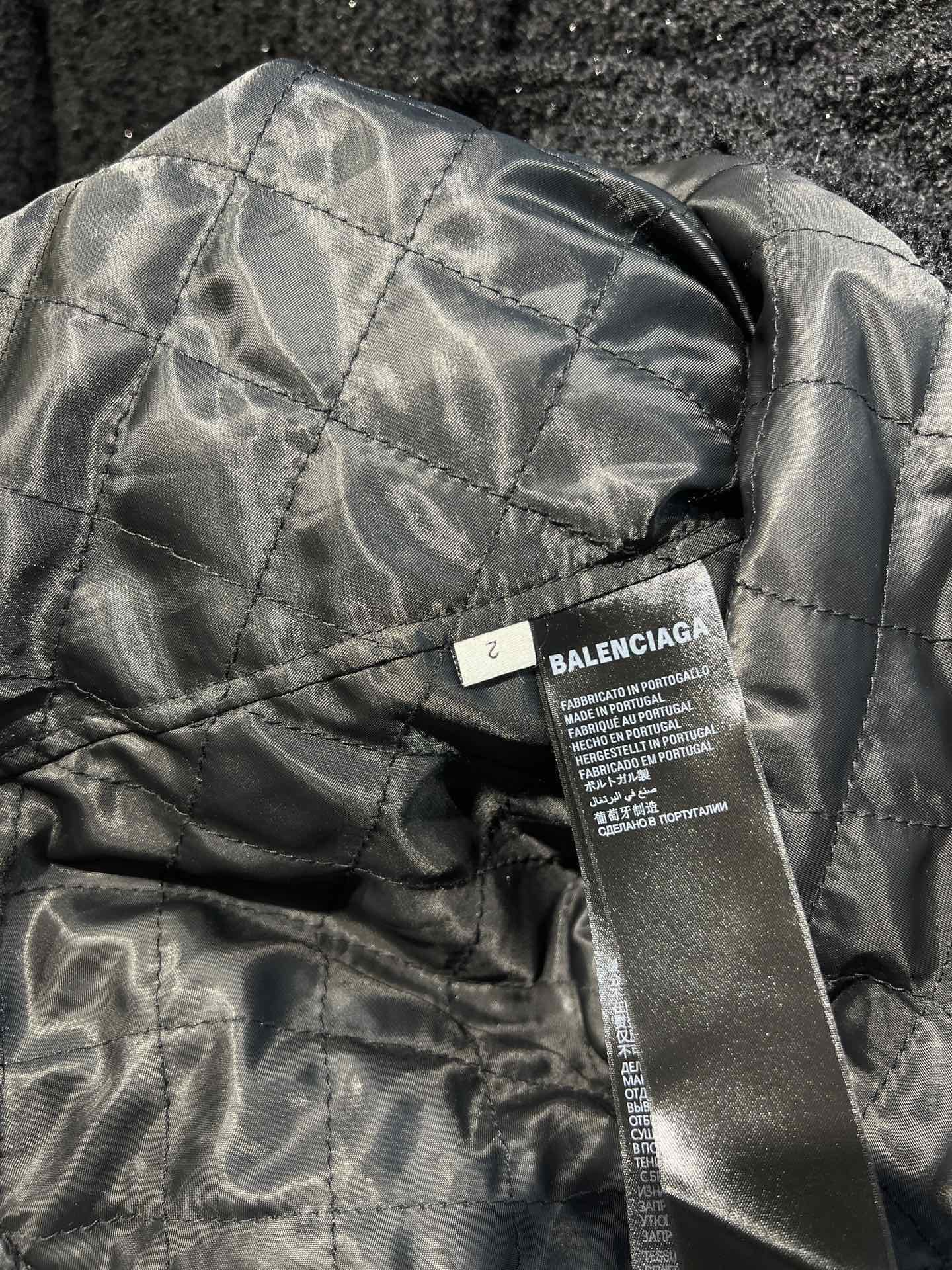 Balenciaga 24SS Early Spring Jacket – Tweed-Inspired Coat (Unisex)