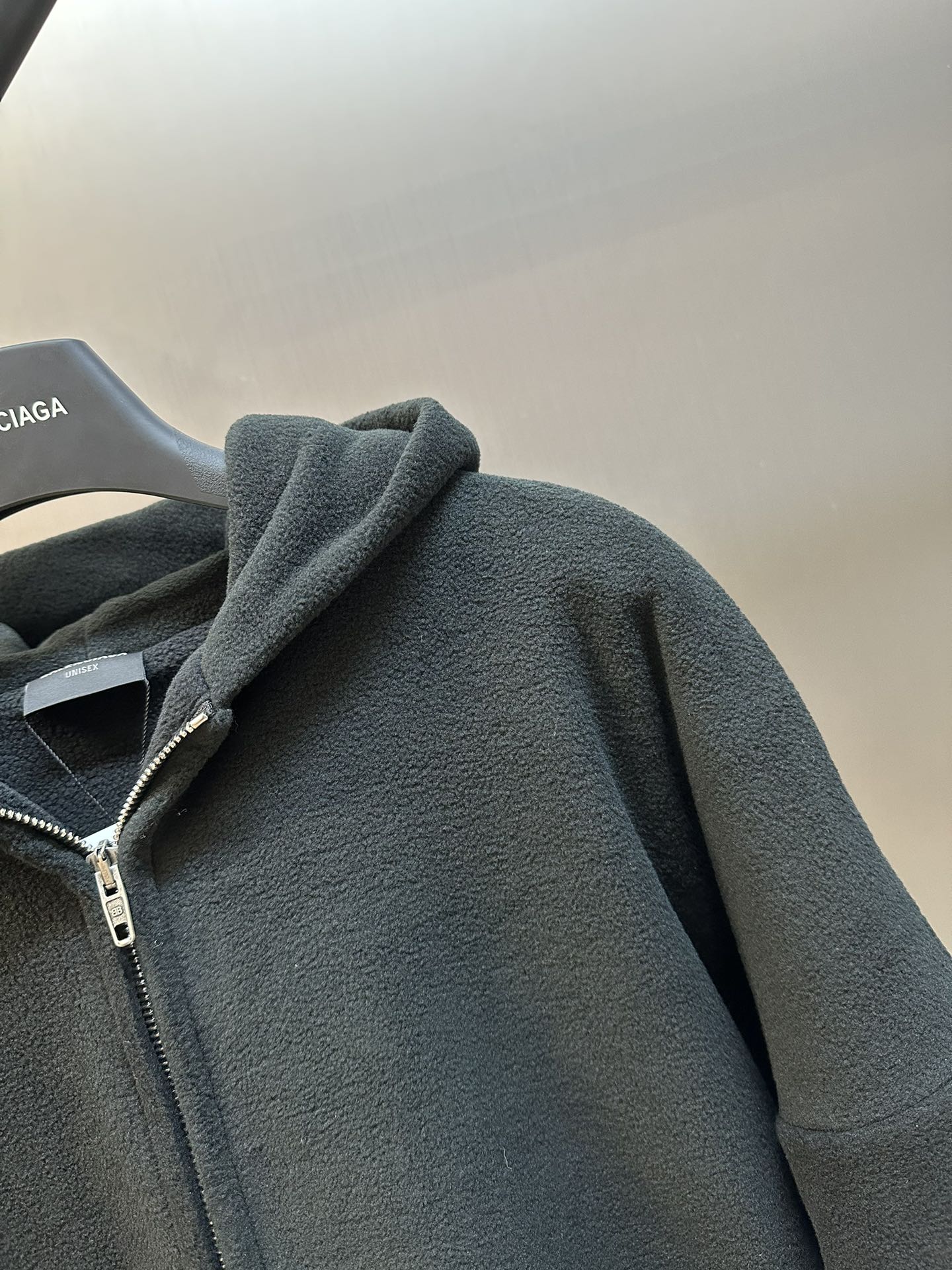 Balenciaga Street Scene Teddy Hoodie Jacket (Unisex)