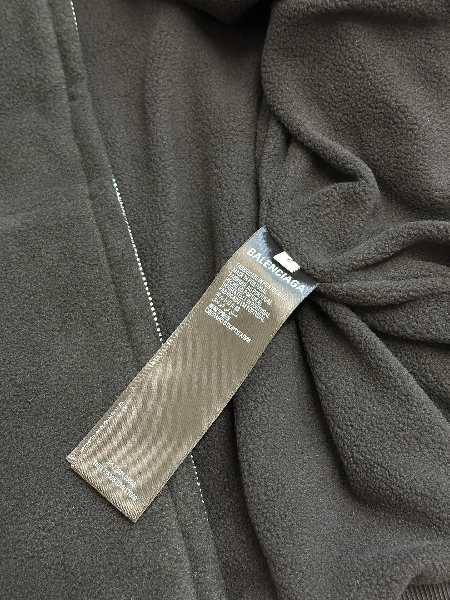 Balenciaga Street Scene Teddy Hoodie Jacket (Unisex)