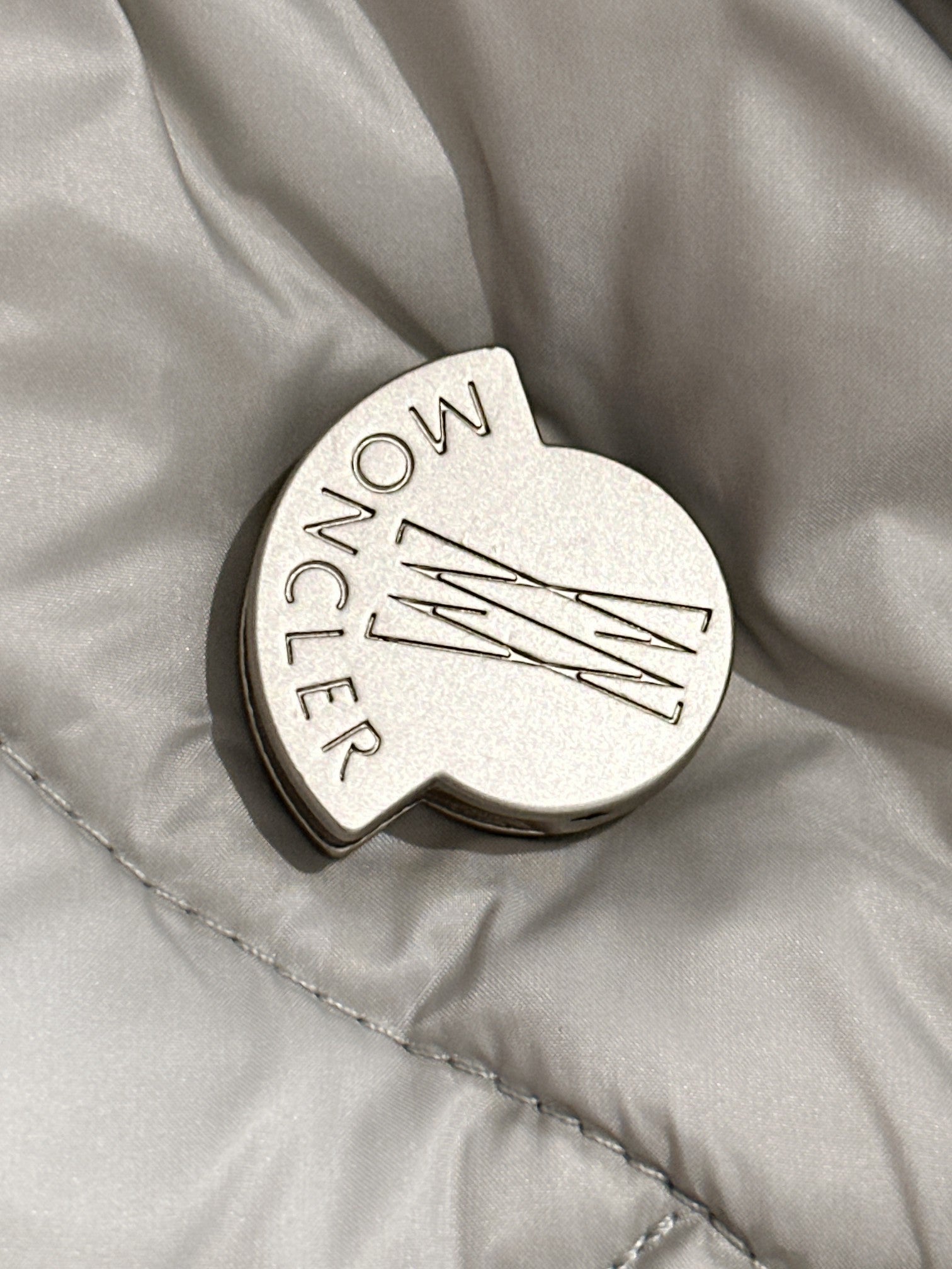 Moncler x Pharrell Diamond-Cut Down Jacket | Short Puffer | Black / Grey | Size 1–5