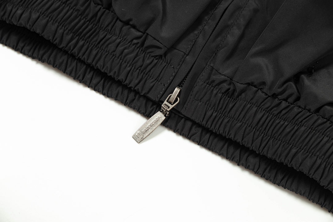 Balenciaga 24SS Technical Nylon High-Collar Jacket – Unisex