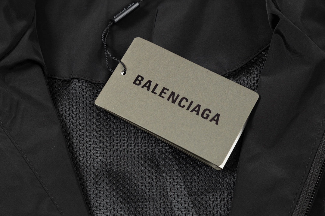 Balenciaga 24SS High-Collar Nylon Technical Jacket – Unisex