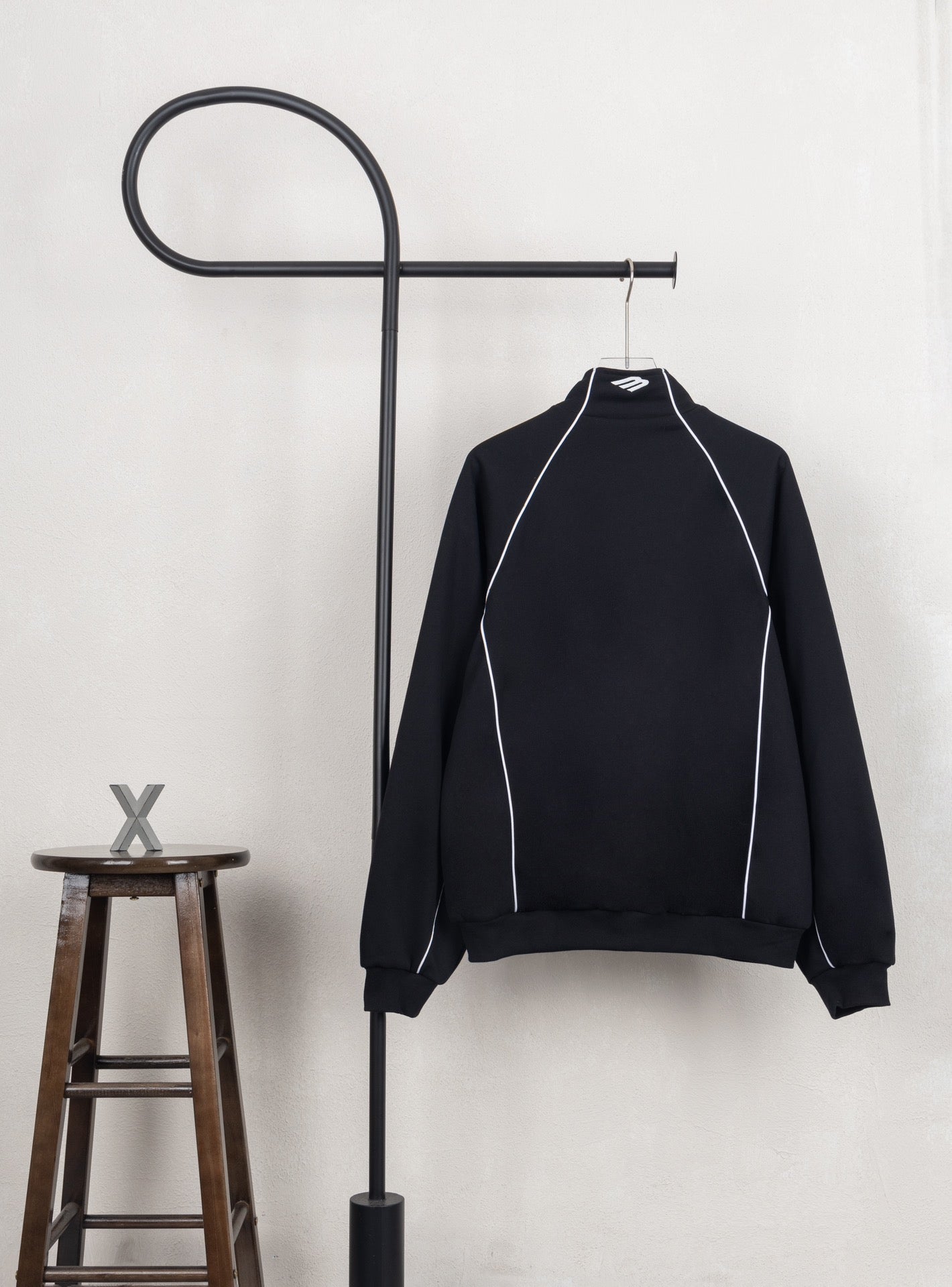 Balenciaga 3B Embroidered High-Collar Cotton Jacket – Unisex