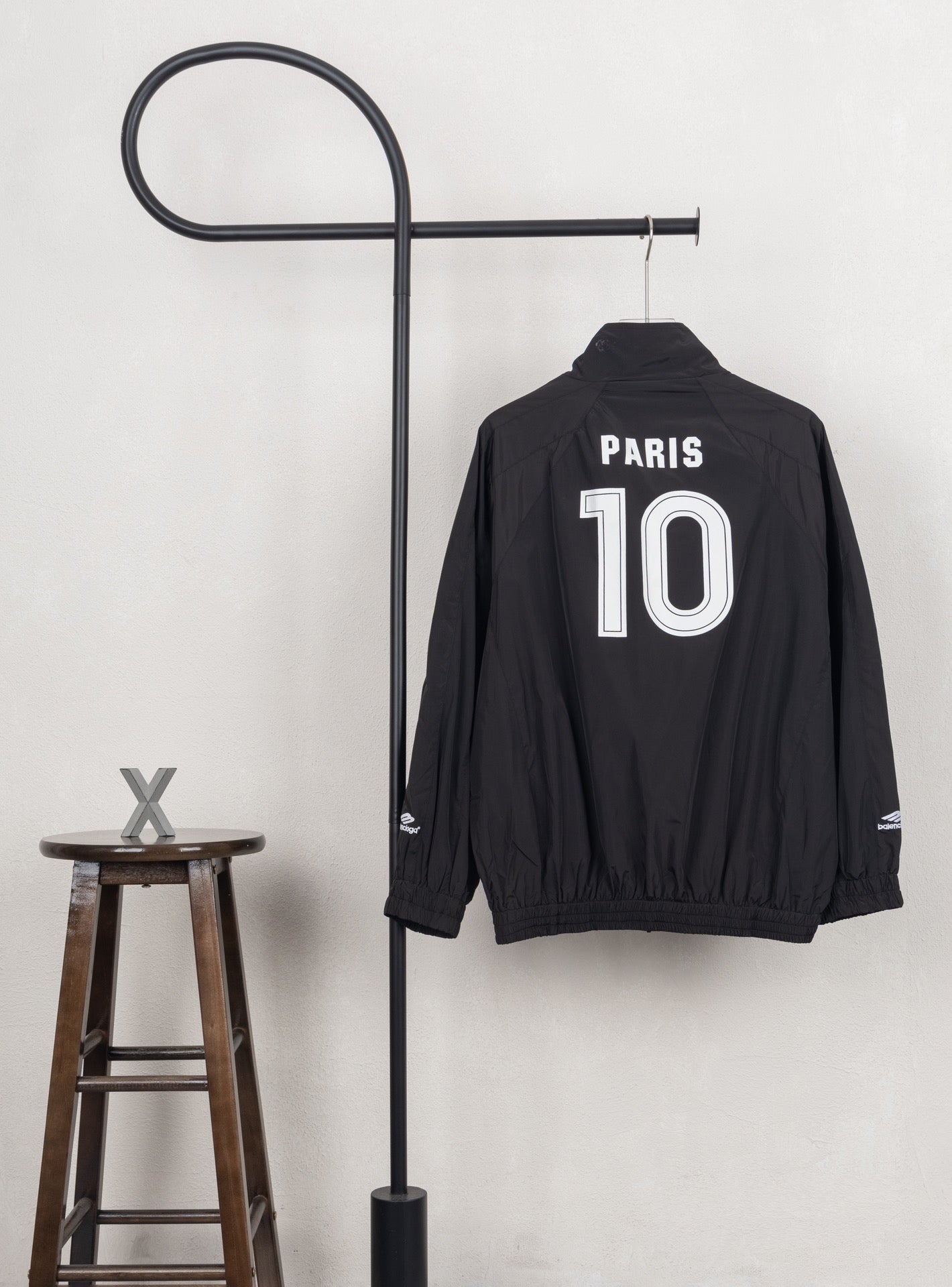 Balenciaga x Manchester United “10” Football Jacket – Black & White