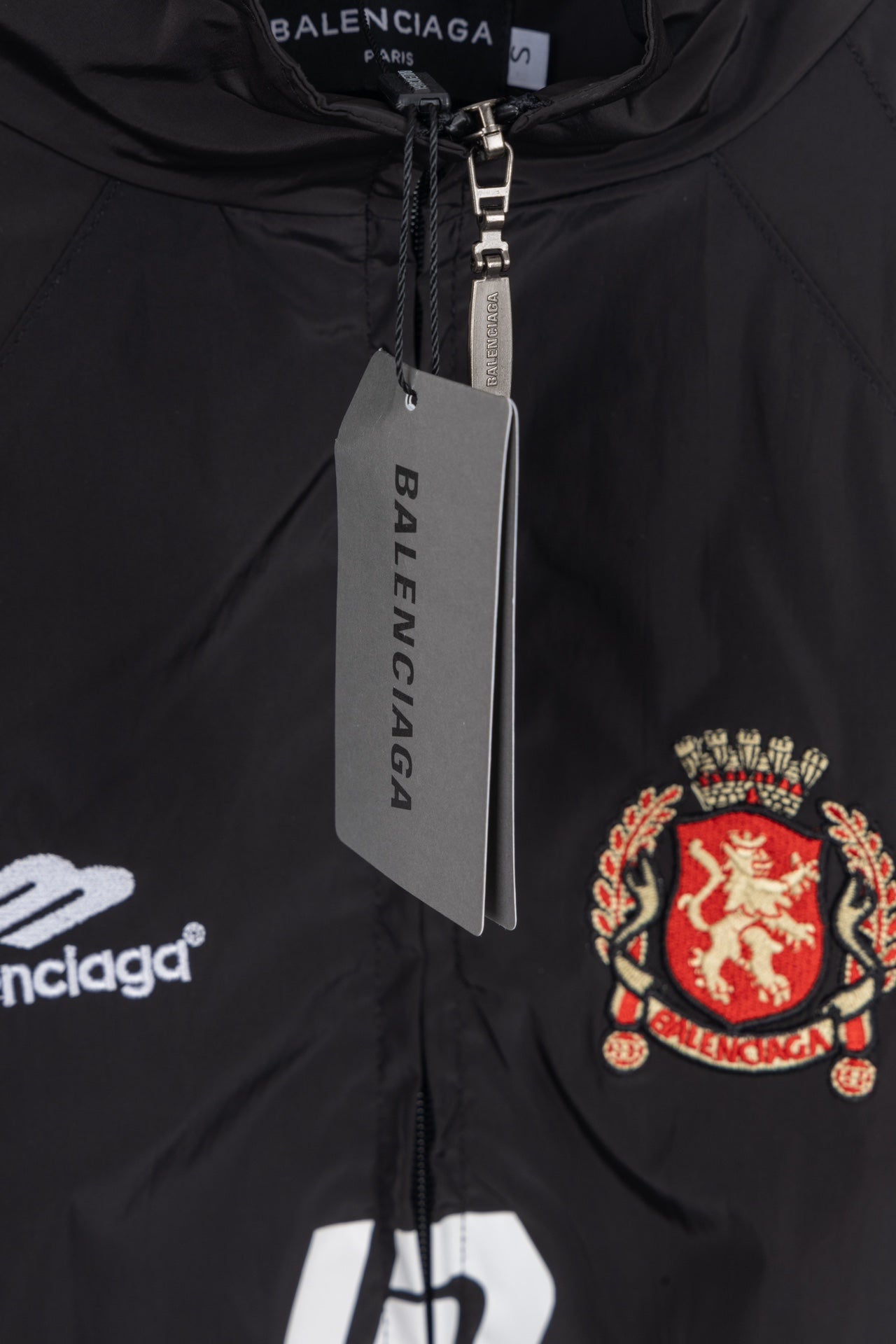 Balenciaga x Manchester United “10” Football Jacket – Black & White