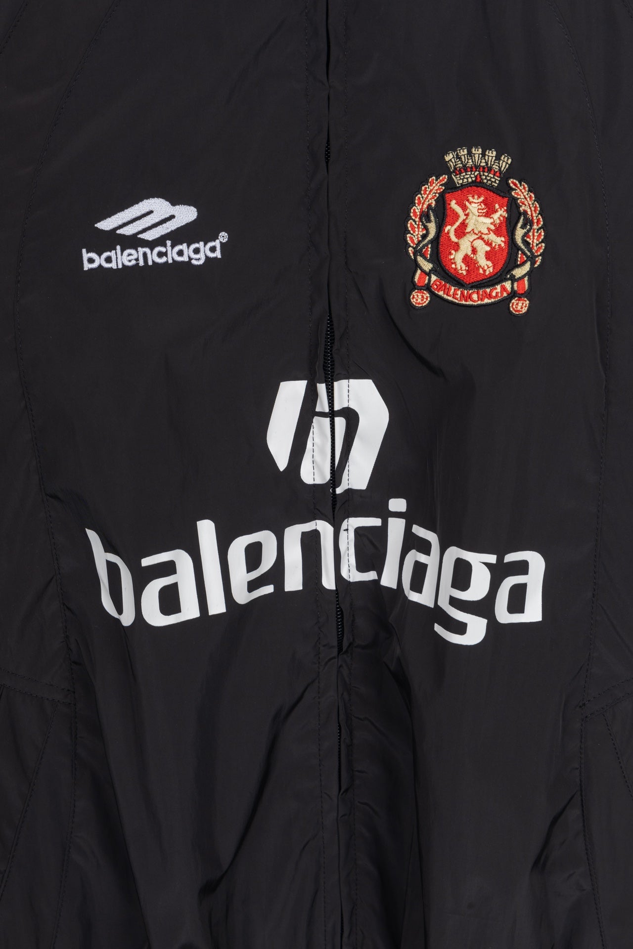 Balenciaga x Manchester United “10” Football Jacket – Black & White
