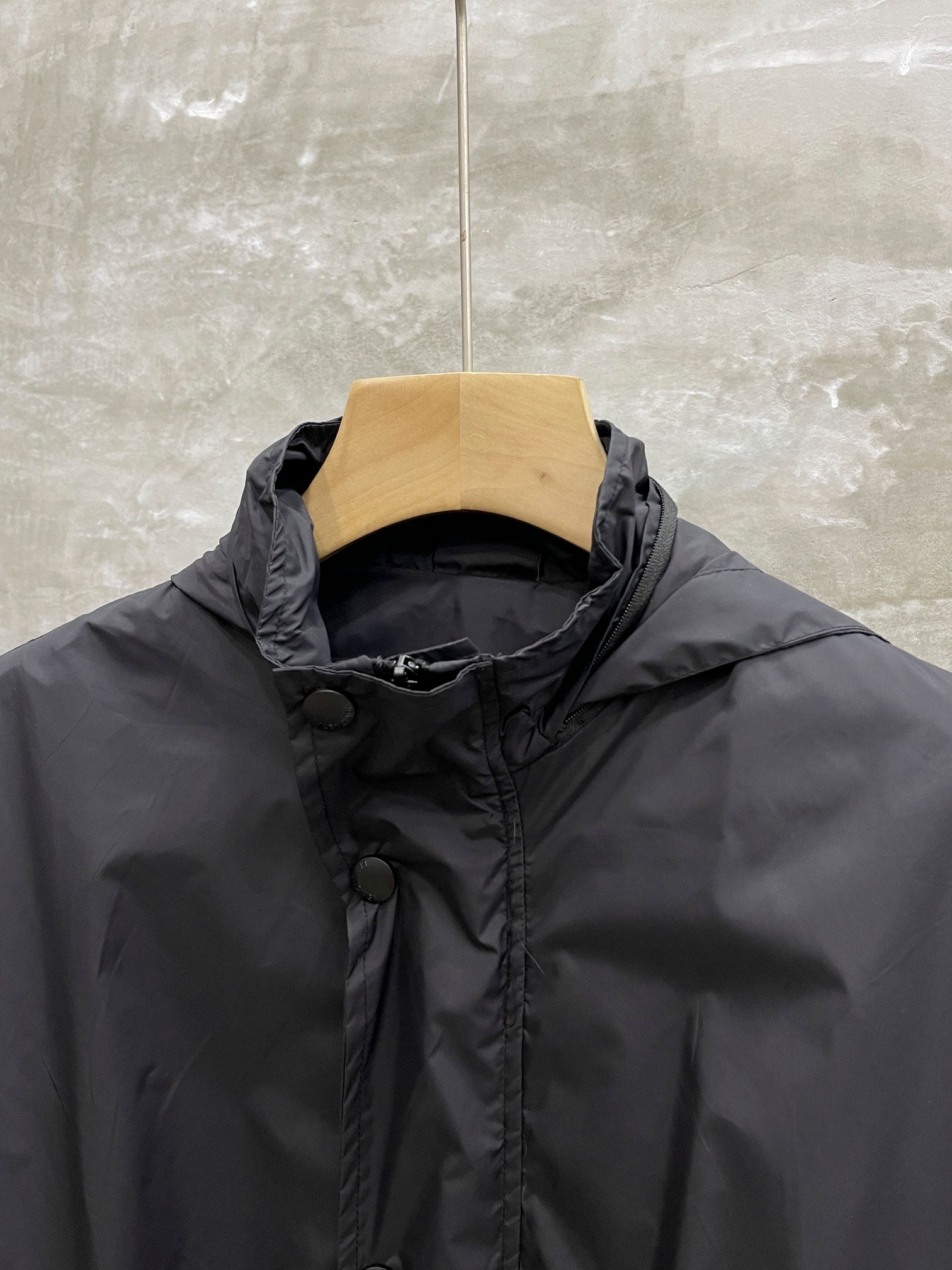 Balenciaga 24SS Oversized Detachable-Sleeve Technical Jacket – Black