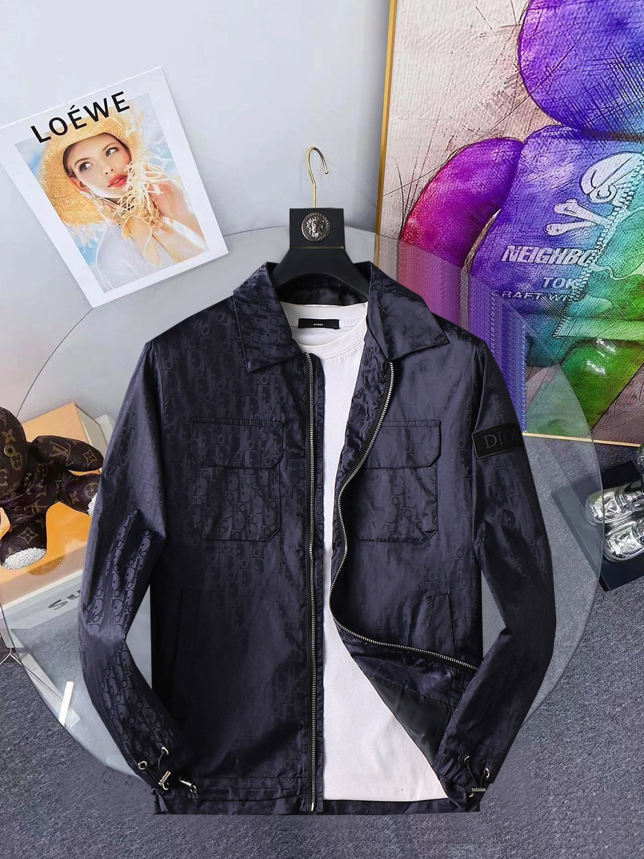 Dior Fall Collection Classic Tailored Jacket – Black