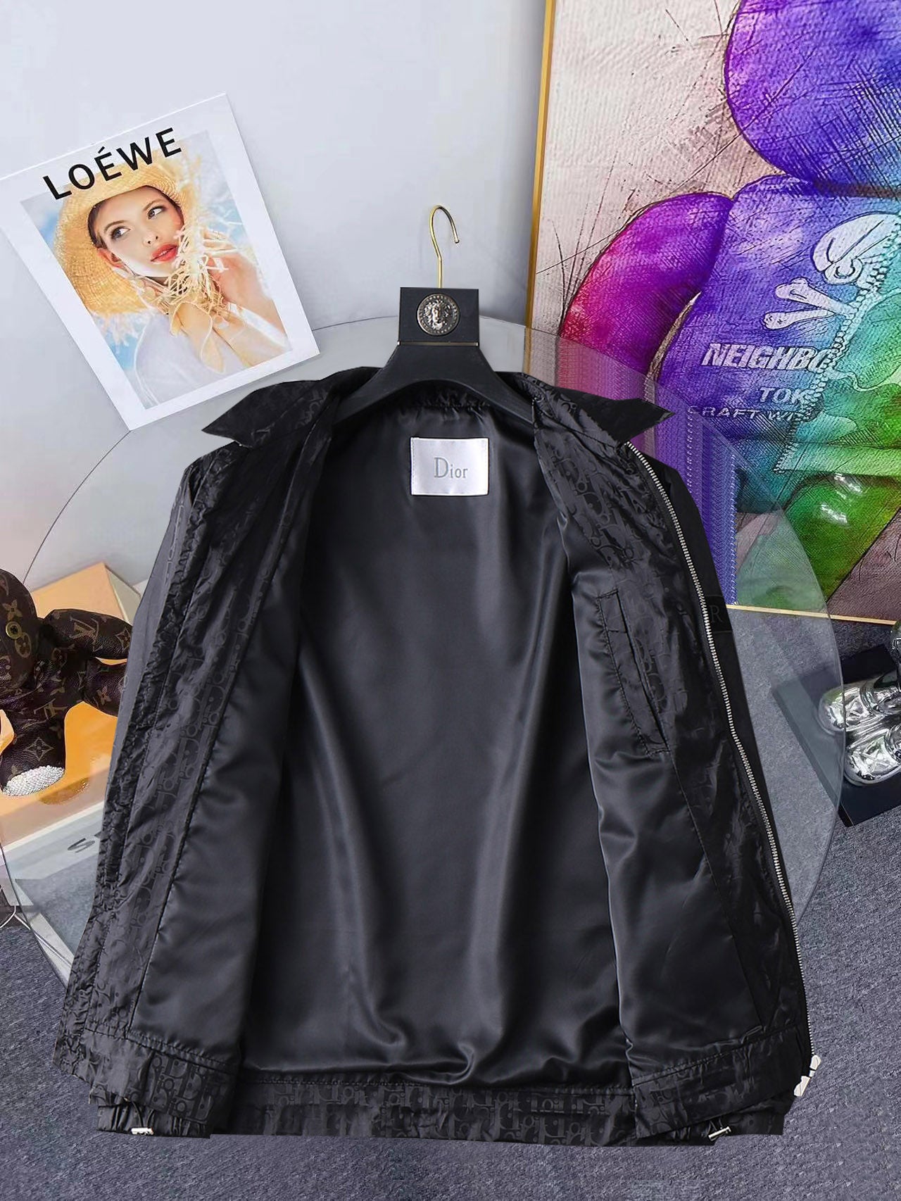 Dior Fall Collection Classic Tailored Jacket – Black