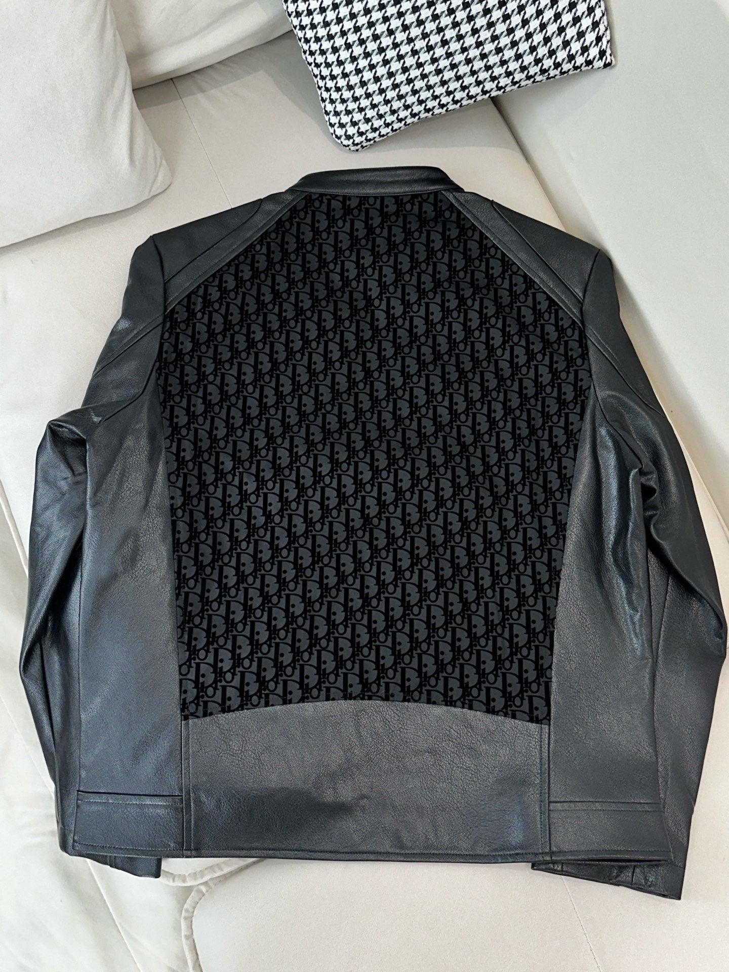 Dior 2025 Urban Luxe Leather Jacket – Black