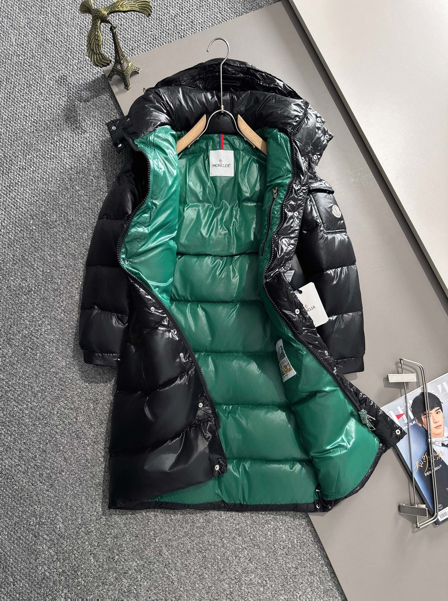 Moncler Maya Hanoverian Long Down Jacket | 2022 FW New Collection | Sizes 1–6
