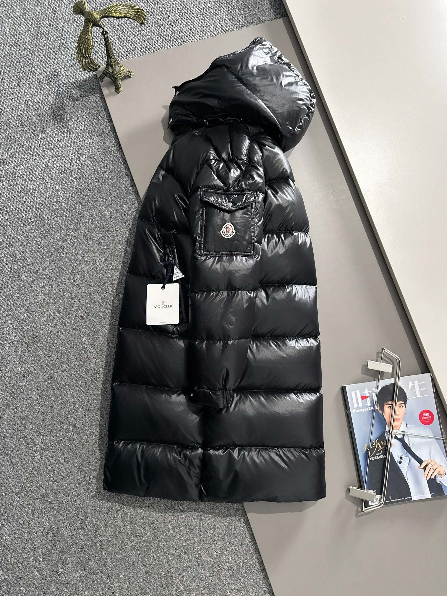 Moncler Maya Hanoverian Long Down Jacket | 2022 FW New Collection | Sizes 1–6