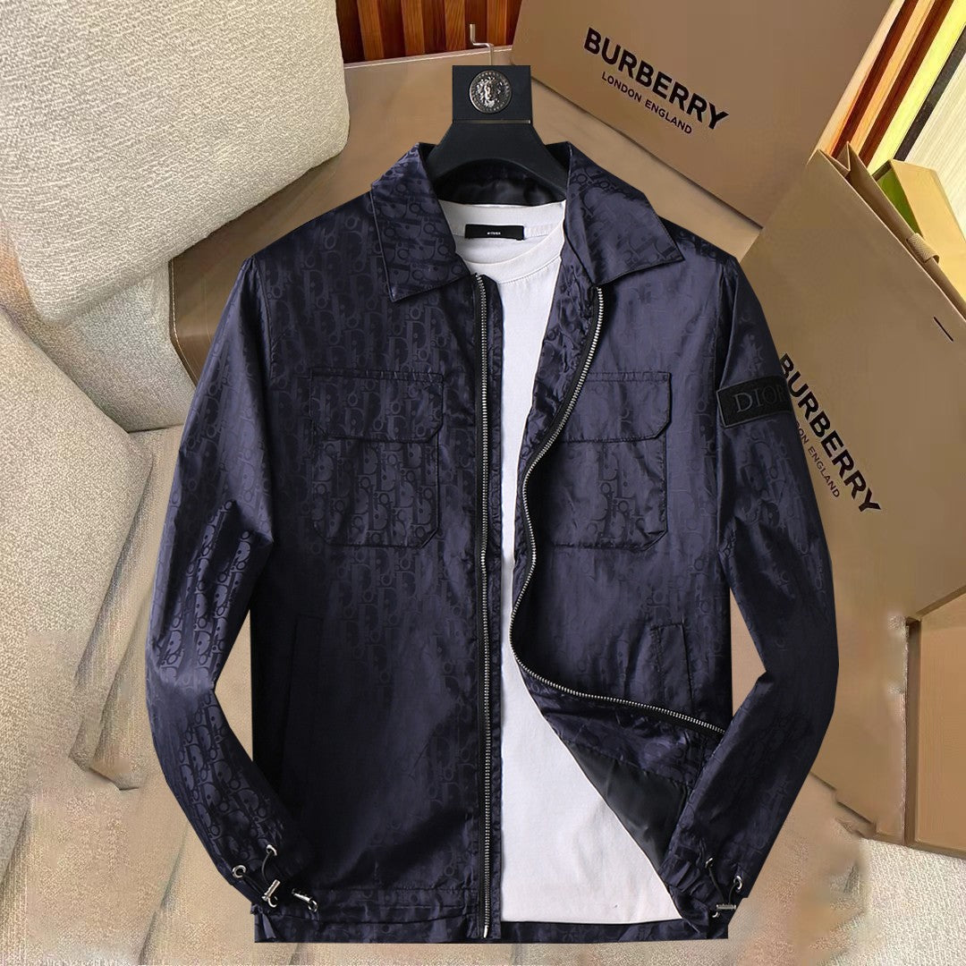 Dior 2025 Early Fall Reversible Hooded Jacket – Luxury Casual Outerwear