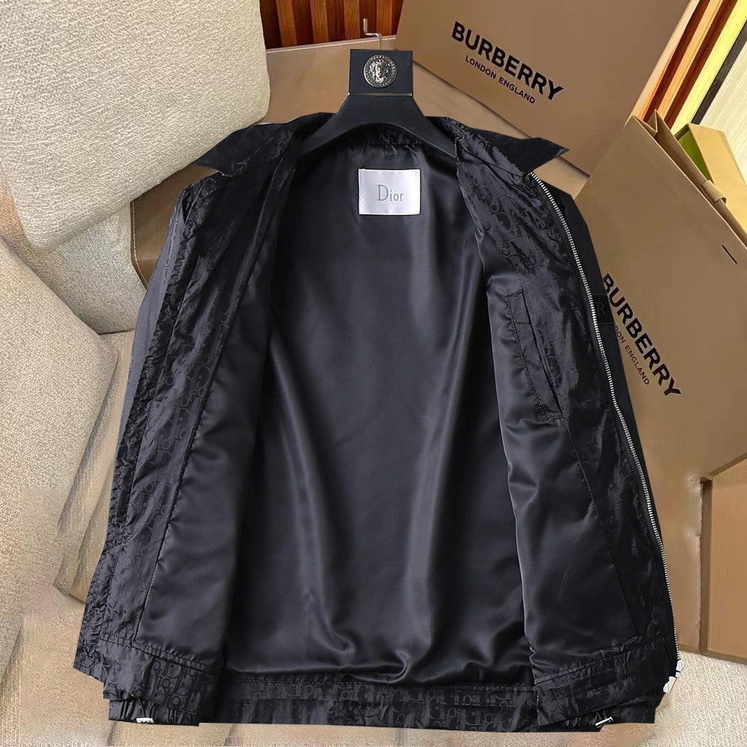 Dior 2025 Early Fall Reversible Hooded Jacket – Luxury Casual Outerwear