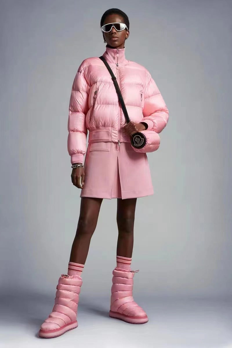 Moncler 2023 New Jolin Tsai Edition Baseball Down Jacket | 90% White Goose Down | Sizes 1–5