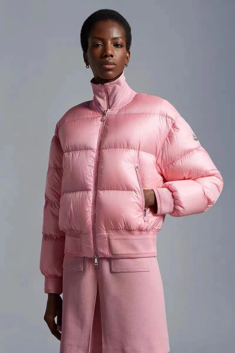 Moncler 2023 New Jolin Tsai Edition Baseball Down Jacket | 90% White Goose Down | Sizes 1–5