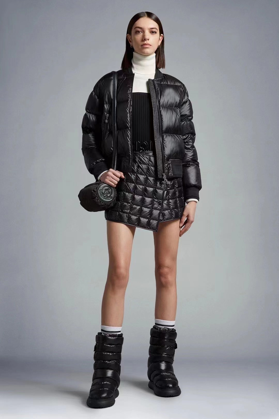 Moncler 2023 New Jolin Tsai Edition Baseball Down Jacket | 90% White Goose Down | Sizes 1–5