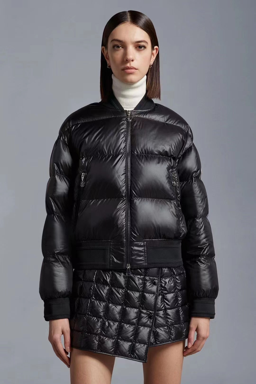 Moncler 2023 New Jolin Tsai Edition Baseball Down Jacket | 90% White Goose Down | Sizes 1–5