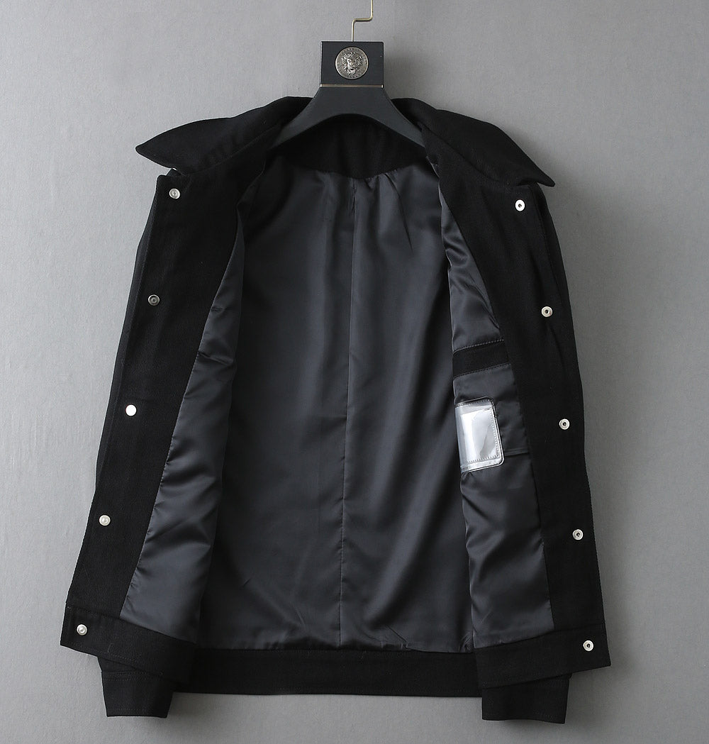Dior 2025 FW Men’s Denim Jacket – Premium Embroidery & Distressed Detailing