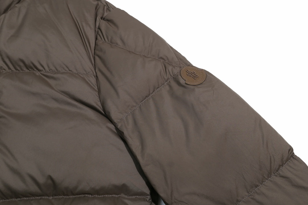 Moncler 24FW BESBRE Leather-Zip Short Down Jacket | Unisex | Sizes 1–5